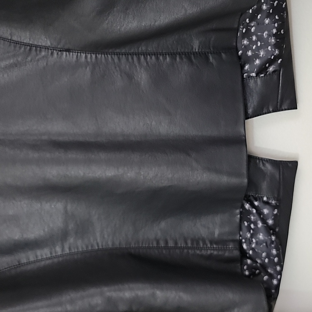 NWOT Black Rivet Black Faux Leather Jacker XL - Picture 7 of 11